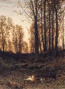 Ivan Shishkin Eventide-Sunset oil on canvas